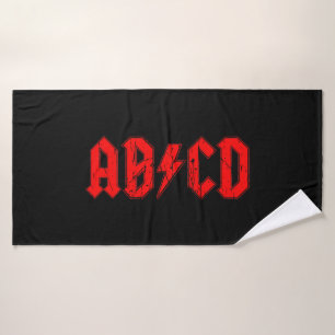 La música rock de ABCD símbolo gracioso escuela