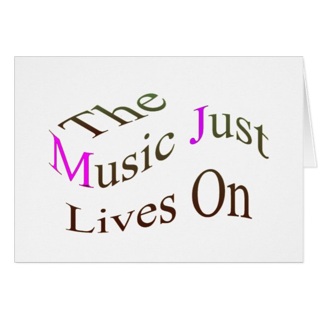 La música sigue viva (Anverso (Horizontal))