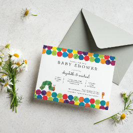 La muy hambrienta Invitación de Baby Shower Caterp