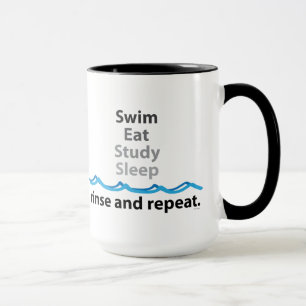 La nadada come la taza del sueño del estudio