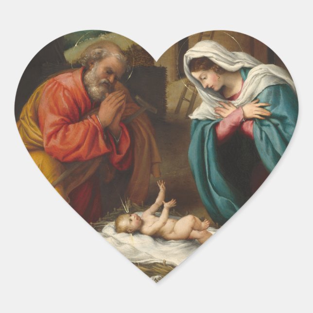 La Natividad 1523b | Pegatina Blue Beach Song™ (Anverso)
