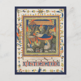 La natividad c.1340 | Postal Blue Beach Song™