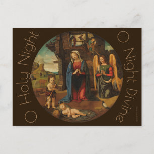 La Natividad c.1495   Postal Blue Beach Song™
