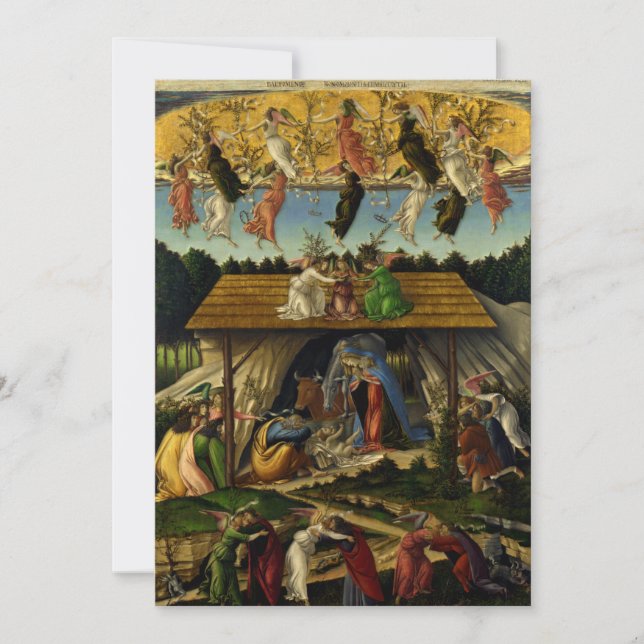 La natividad mística - Botticelli (Anverso)