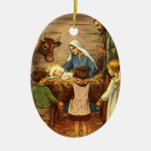 La natividad - ornamento del navidad