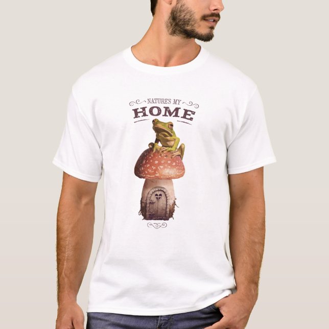 La naturaleza es mi camiseta de rana (Anverso)