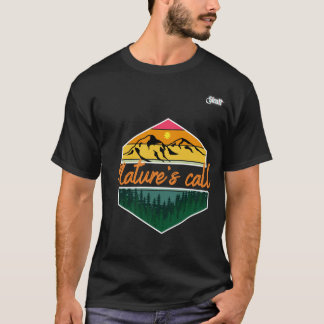 La naturaleza llama a la camiseta - Perfecto para 
