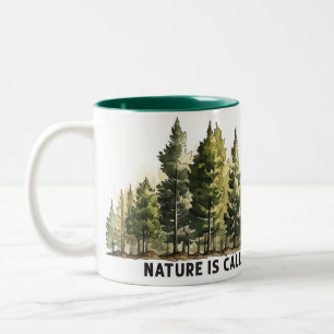¡La naturaleza llama y debo irme! Jarra