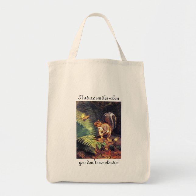 La naturaleza sonríe la bolsa de la tota (Frente)