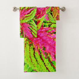 La naturaleza vibrante deja el patrón