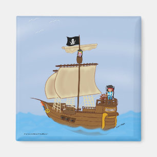 La nave con el imán de los piratas