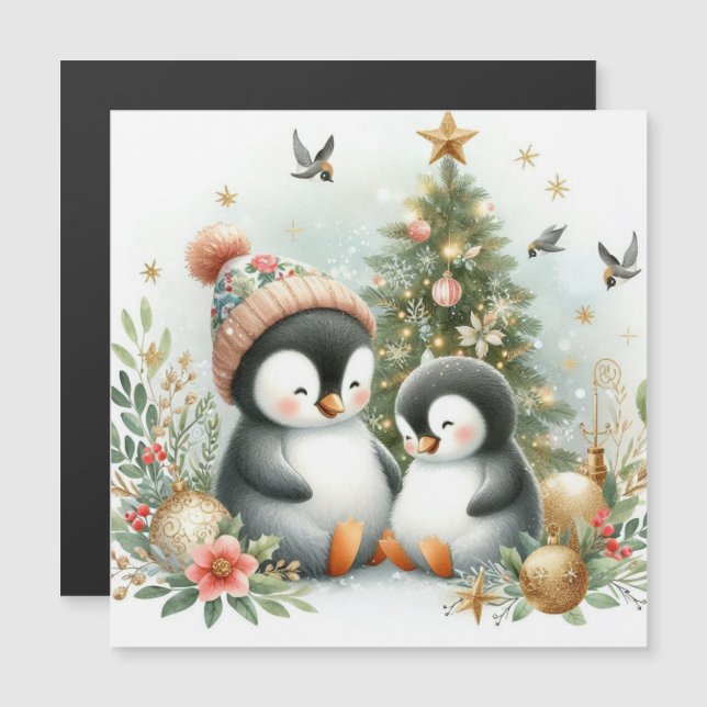 La Navidad de los pingüinos (Anverso/Reverso)