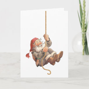 La Navidad de Rappelling Santa Merry