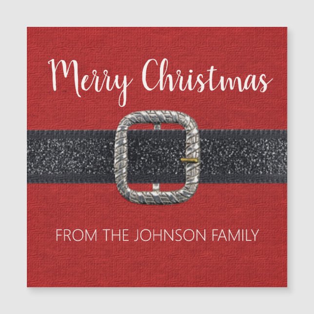 La navidad del cinturón de Santa (Anverso)