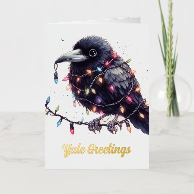 La Navidad del Cuervo de Yule (Anverso)