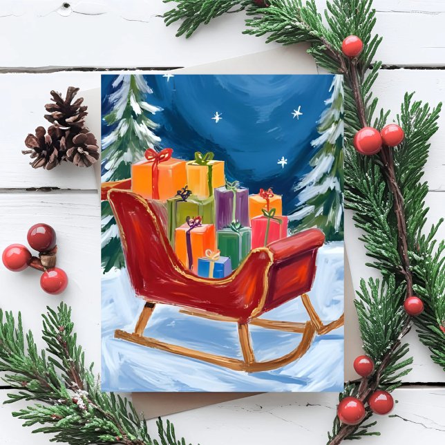 La navidad del ferry de Santa Claus en Sleigh (Subido por el creador)