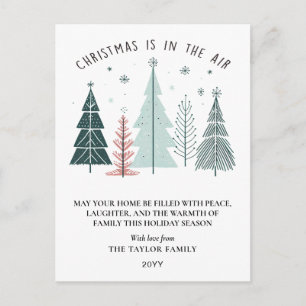 La Navidad está en el Aire Modernos Árboles Boho