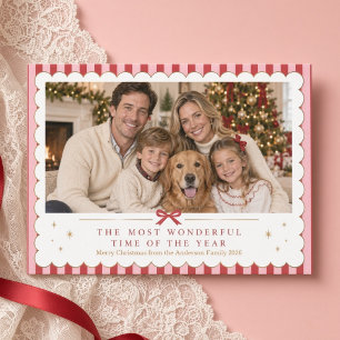 La Navidad más Maravillosa Foto de Familia con Laz