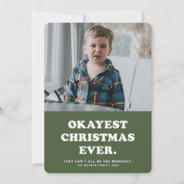 La Navidad más okey de todas tarjeta de Navidad ve