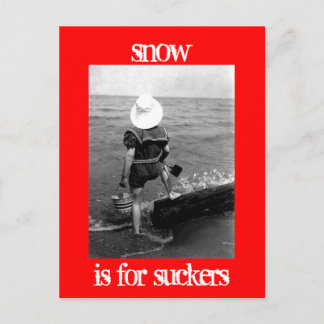 La nieve es para la postal de los suckers