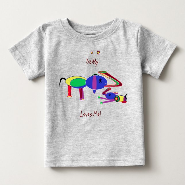 La Niña (o Niño) de Papá - Playera (Anverso)