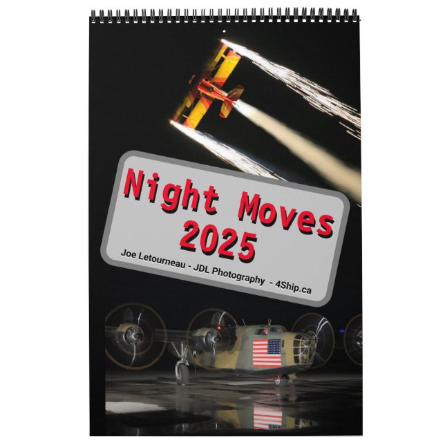 La Noche 2025 Se Mueve... Introduzca el calendario (Tapa)