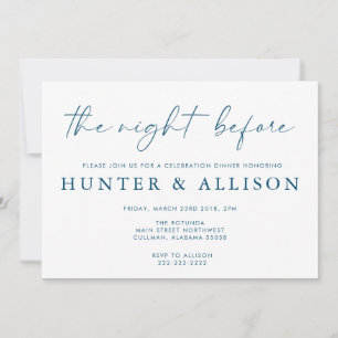 La noche anterior Invitación