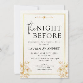 La Noche Antes de la Invitación de Boda