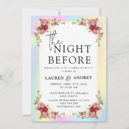 La Noche Antes de la Invitación de Boda