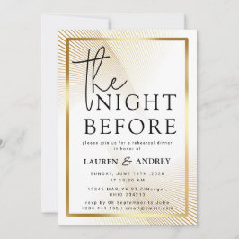 La Noche Antes de la Invitación de Boda