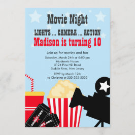 La noche de película embroma la invitación de la