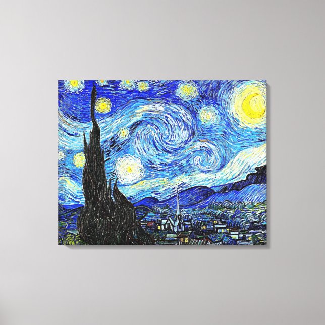 LA NOCHE DE STARRY VAN GOGH RAPPEÓ LA IMPRESIÓN DE (Anverso)
