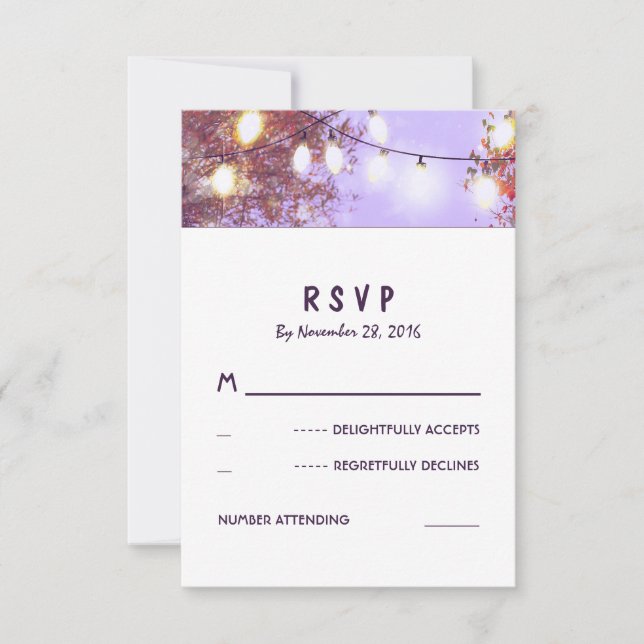 La noche enciende las tarjetas al aire libre de (Anverso)