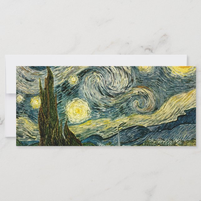 La noche estrellada de Vincent van Gogh (1889) (Anverso)