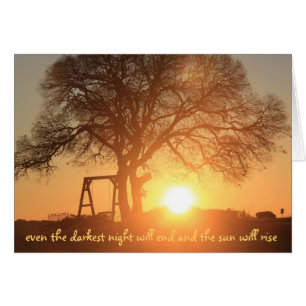 la noche más oscura terminará y el sol subirá