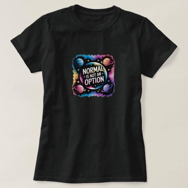 La norma de camiseta NO es una opción (Diseño del anverso)