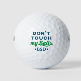 La Novedad divertida de la pelota de golf monogram
