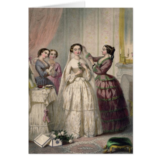 La novia, grabada por J. Battannier, 1852-53 (Frente)