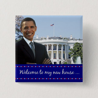 La nueva casa de Obama - botón cuadrado