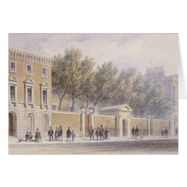 La nueva entrada a Pasillo de los tenderos, 1854 (Anverso (Horizontal))