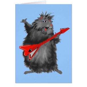 La nueva guitarra de Betty negra