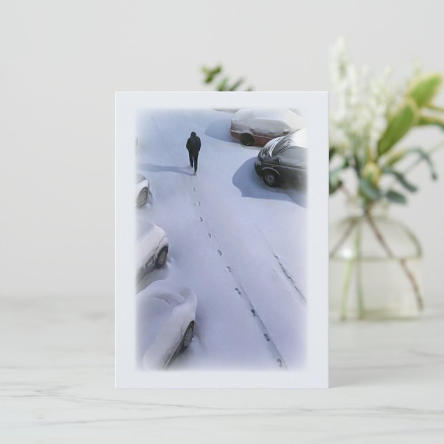 La nueva nieve (Anverso de pie)