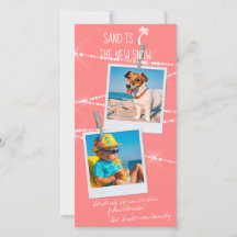 La nueva tarjeta de nieve es la arena tropical de 