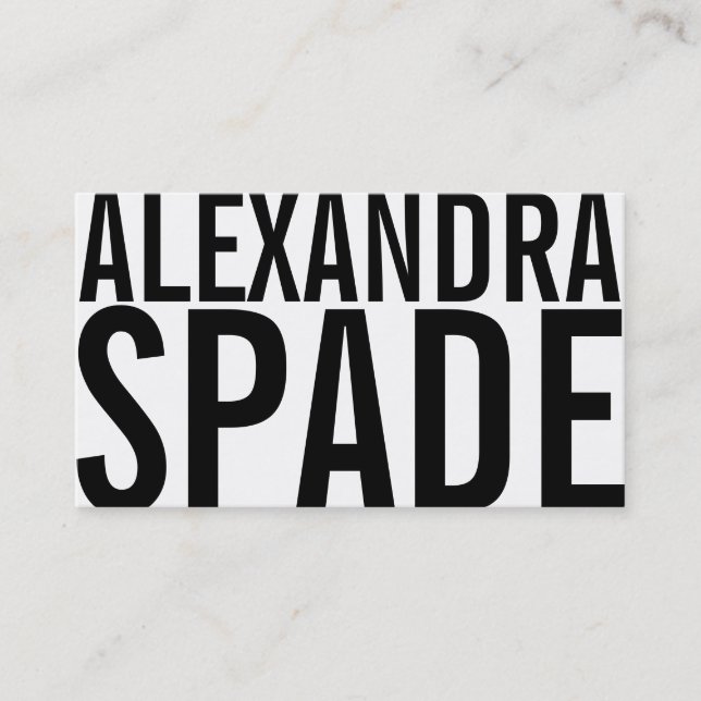 La nueva tarjeta de visita Guay - Personalizable | (Anverso)