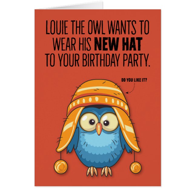 La nueva y divertida tarjeta de cumpleaños de Loui (Frente)