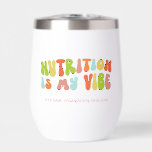 La nutrición retro groovy es mi opinión, nutricion<br><div class="desc">Regale este tumbler de 'Nutrición es mi vibe' al nutricionista de su vida.</div>