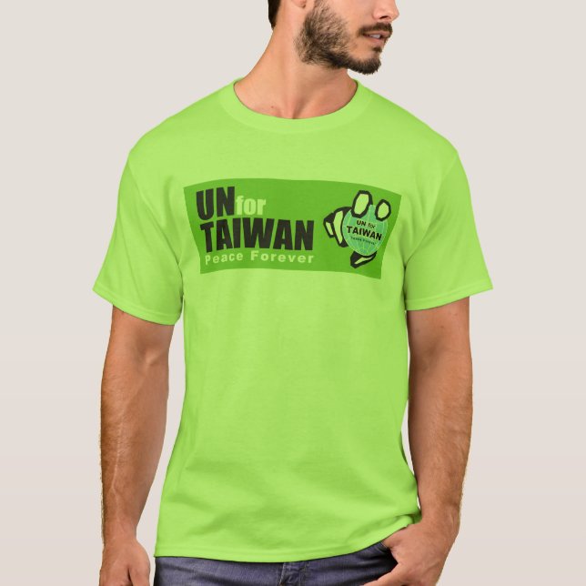 La O.N.U para TAIWÁN - camisa de los hombres (Anverso)