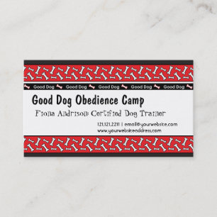 La obediencia del perro clasifica tarjetas de