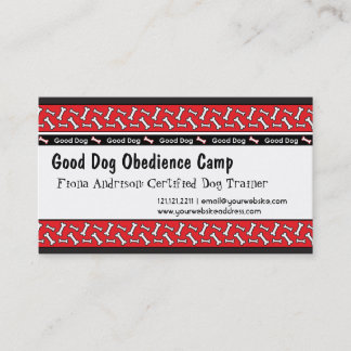 La obediencia del perro clasifica tarjetas de