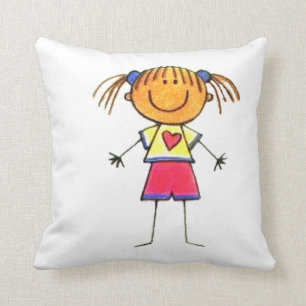 La obra de arte de tu hijo sobre un Cojín decorati